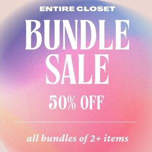 All bundles 2+ items 50% off